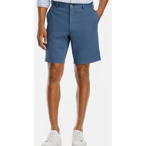 Peter Millar Bedford Cotton Stretch Solid Classic Fit Shorts Blue Size 34 2790